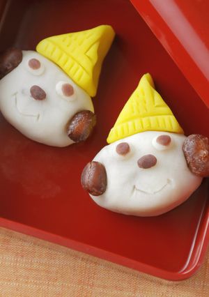 赤飯練り切り-レシピのメイン写真