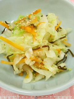 キャベツの塩昆布あえ-レシピのメイン写真