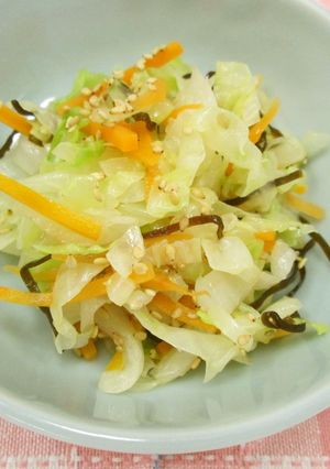 キャベツの塩昆布あえ-レシピのメイン写真