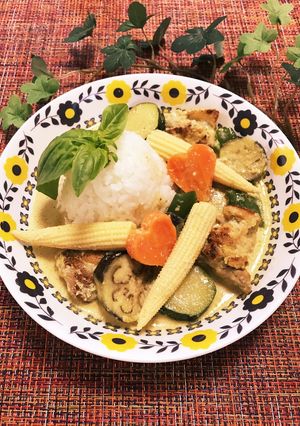 ナンプラー無し！簡単グリーンカレー-レシピのメイン写真
