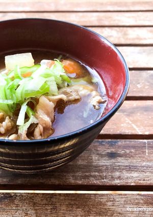 根菜ゴロゴロ豚汁-レシピのメイン写真