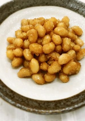 簡単!釜蒸しだいずの甘辛炒め-レシピのメイン写真