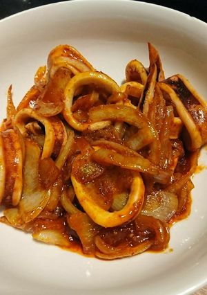 韓国風の甘辛い炒め物　アテにもご飯にも…-レシピのメイン写真