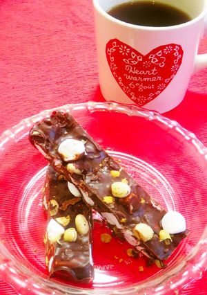 ☺節分の豆をリメイク☆簡単♪チョコバー☺-レシピのメイン写真
