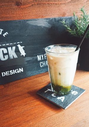 黒糖抹茶ソイラテ♪-レシピのメイン写真