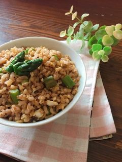 春♡アスパラ!パラパラ炒飯-レシピのメイン写真