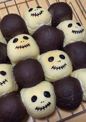 ハロウィンなどにジャックのちぎりパン-レシピのメイン写真