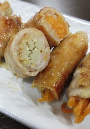 金山寺みそ☆簡単肉巻き-レシピのメイン写真