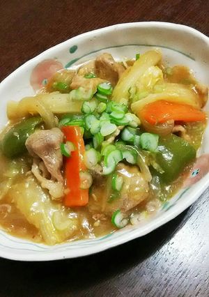 麻婆風、豚肉と野菜のピリ辛中華あんかけ。-レシピのメイン写真