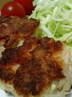 えのきだけ☆みそ風味ハンバーグ-レシピのメイン写真