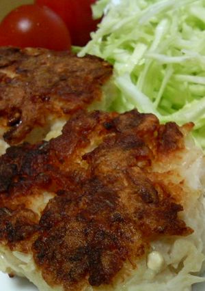 えのきだけ☆みそ風味ハンバーグ-レシピのメイン写真