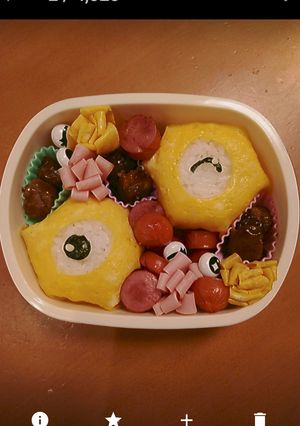 ポケモン　メルタン　キャラ弁-レシピのメイン写真