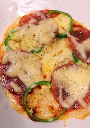 フライパンひとつで☆生地まで手作りピザ☆-レシピのメイン写真