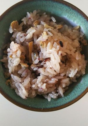 しじみの炊き込みご飯☆もちもち黒米入り-レシピのメイン写真