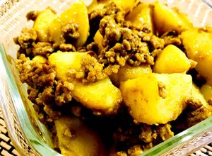 新ジャガと豚ひき肉で！カレー肉じゃが-レシピのメイン写真
