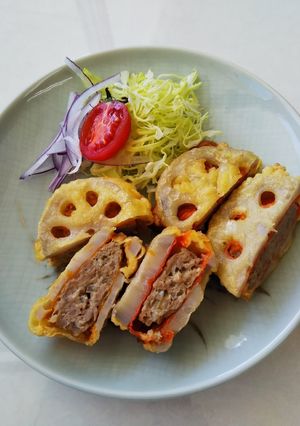 れんこんベジートはさみ揚げ-レシピのメイン写真