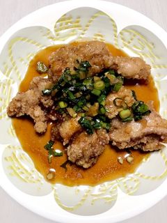 揚げ鶏のネギソースかけ-レシピのメイン写真