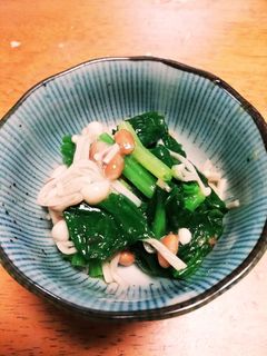 簡単!ほうれん草とえのきの納豆和え-レシピのメイン写真
