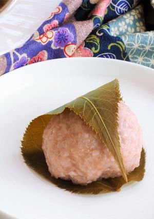 道明寺（桜餅）電子レンジで・食紅不使用-レシピのメイン写真