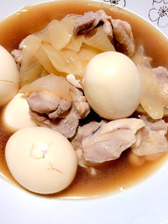鶏モモ肉と卵のこっくり煮-レシピのメイン写真