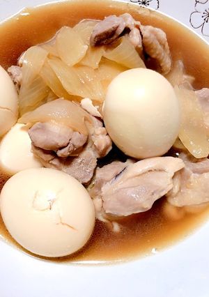 鶏モモ肉と卵のこっくり煮-レシピのメイン写真
