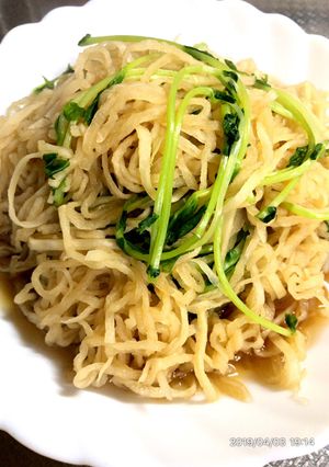 切り干し大根と豆苗の煮物-レシピのメイン写真