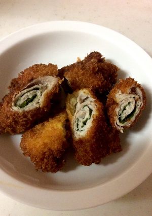 薄切り肉で簡単くるくるトンカツ-レシピのメイン写真