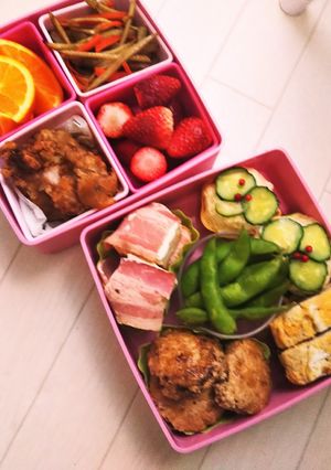 お弁当のおかず★手毬風ポテトサラダ-レシピのメイン写真
