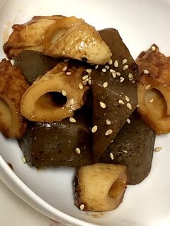 あと1品に困った時☆こんにゃくの味噌炒め-レシピのメイン写真