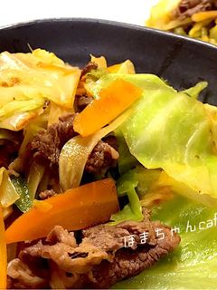 簡単♪ほんのりカレー風味の野菜炒め-レシピのメイン写真