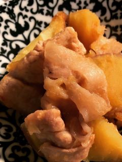 豚肉とさつまいもの甘辛炒め-レシピのメイン写真