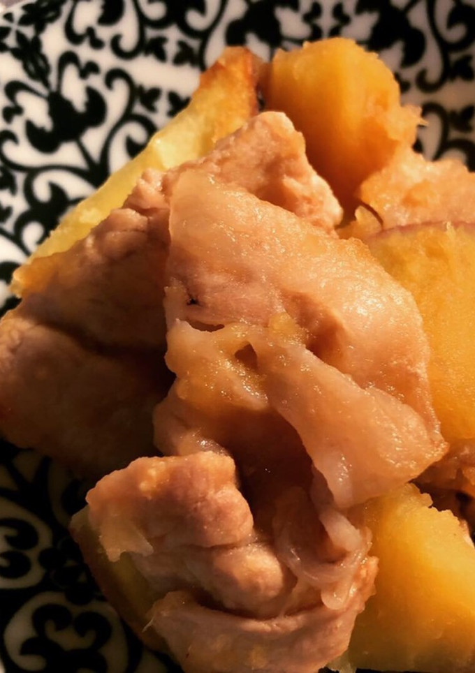 豚肉とさつまいもの甘辛炒め-レシピのメイン写真