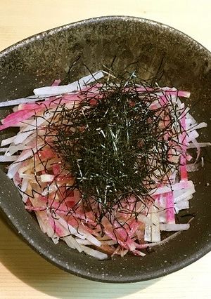 大根と海苔のポン酢えごま油かけ☆簡単-レシピのメイン写真