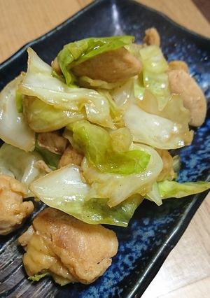 超簡単☆鶏肉とキャベツの甘辛炒め-レシピのメイン写真