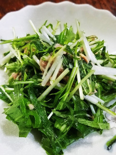 水菜と大葉のシャキシャキサラダ-レシピのメイン写真
