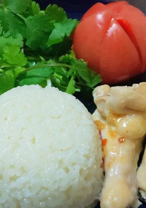 簡単☆手羽元でカオマンガイ（海南鶏飯）-レシピのメイン写真