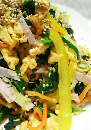 ✿ごまの香り美味♪野菜たっぷりサラダ✿-レシピのメイン写真
