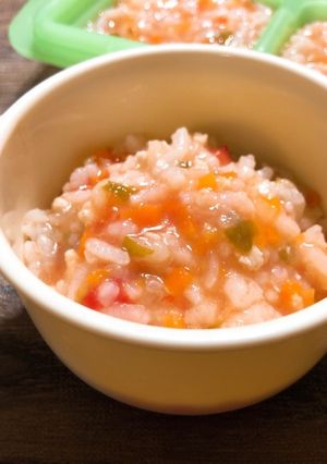 【離乳食】野菜たっぷりチキンライス-レシピのメイン写真