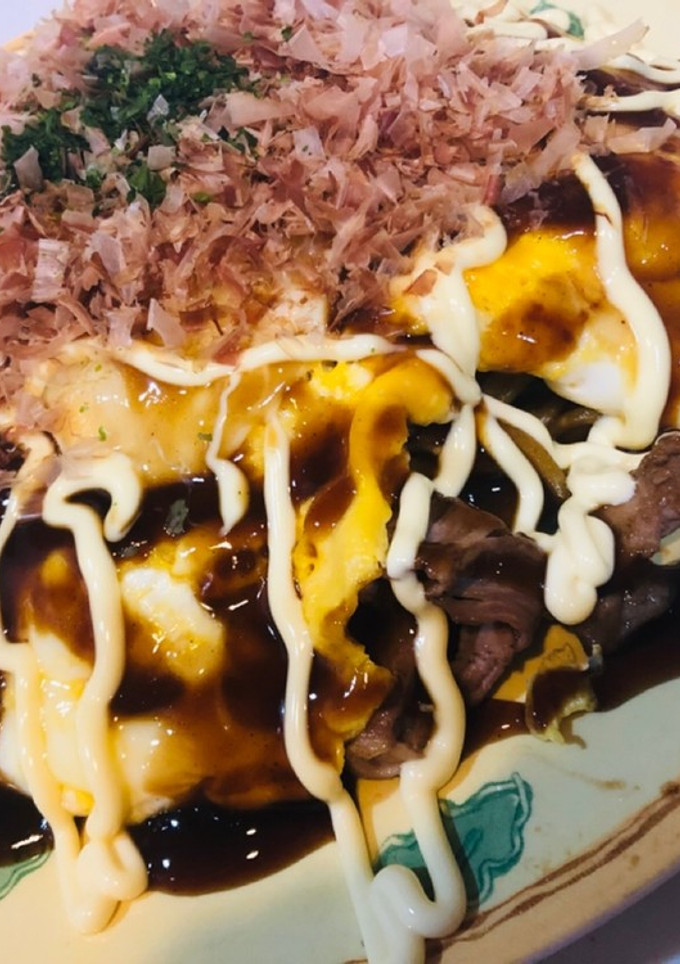 お好み焼き風 オムそば-レシピのメイン写真