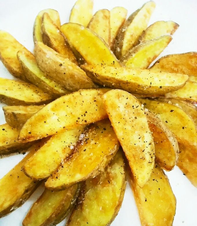 フライパンで、即席カリカリポテト。 by Riri593 【クックパッド