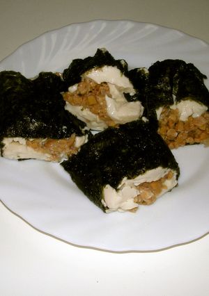 豆腐を使った納豆巻き、の・ようなもの-レシピのメイン写真