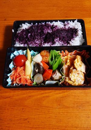 旬の野菜を使ったお弁当です-レシピのメイン写真