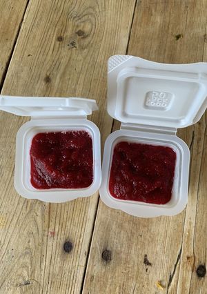 離乳食初期 ビーツと梨のコンポート-レシピのメイン写真