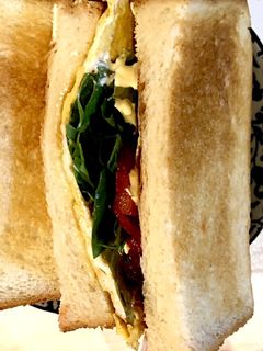 【簡単 男の手料理】朝食 サンドイッチ-レシピのメイン写真