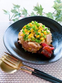 簡単リメイク★焼き肉混ぜご飯-レシピのメイン写真