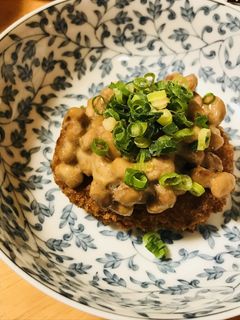 毎日の納豆●納豆&コロッケの簡単前菜-レシピのメイン写真