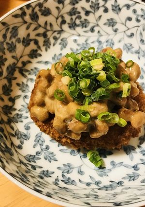 毎日の納豆●納豆＆コロッケの簡単前菜-レシピのメイン写真