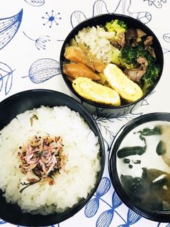 4月4日 旦那弁当-レシピのメイン写真