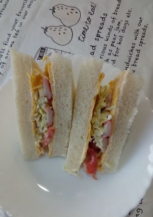 ランチ。サンドイッチ。-レシピのメイン写真