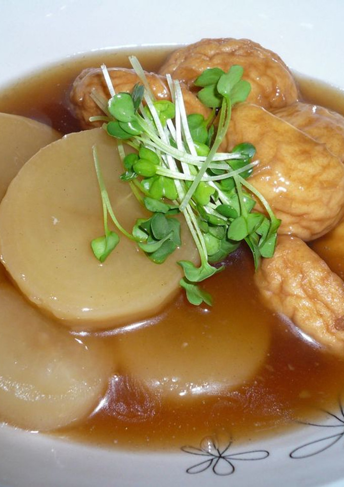 量りいらず♪魚河岸あげと大根の簡単煮♪-レシピのメイン写真